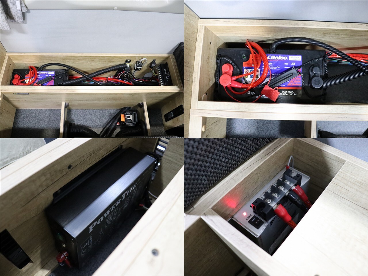 キャンピングカー バンコン ﾊｲｴｰｽ ﾅｯﾂRV ﾗﾃﾞｨｯｼｭ 4WD　DC冷蔵庫