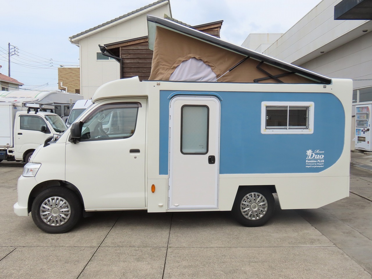 キャンピングカー キャブコン ﾀｳﾝｴｰｽ ｽﾃｰｼﾞ21 ﾊﾞﾝﾋﾞｰﾉﾌﾟﾗｽ 4WD