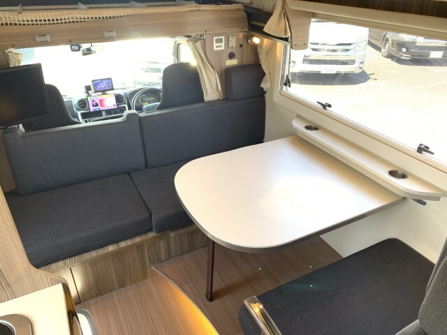 キャンピングカー キャブコン ﾊﾞﾝﾃｯｸ ｼﾞﾙ520 家AC ﾚﾝｼﾞ FFﾋｰﾀｰ