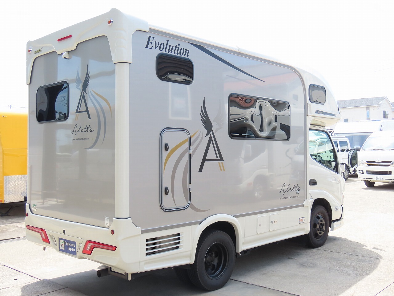 キャンピングカー キャブコン ｶﾑﾛｰﾄﾞ ﾅｯﾂRVｱﾚｯﾀﾊｲﾊﾟｰｴﾎﾞRE 4WD