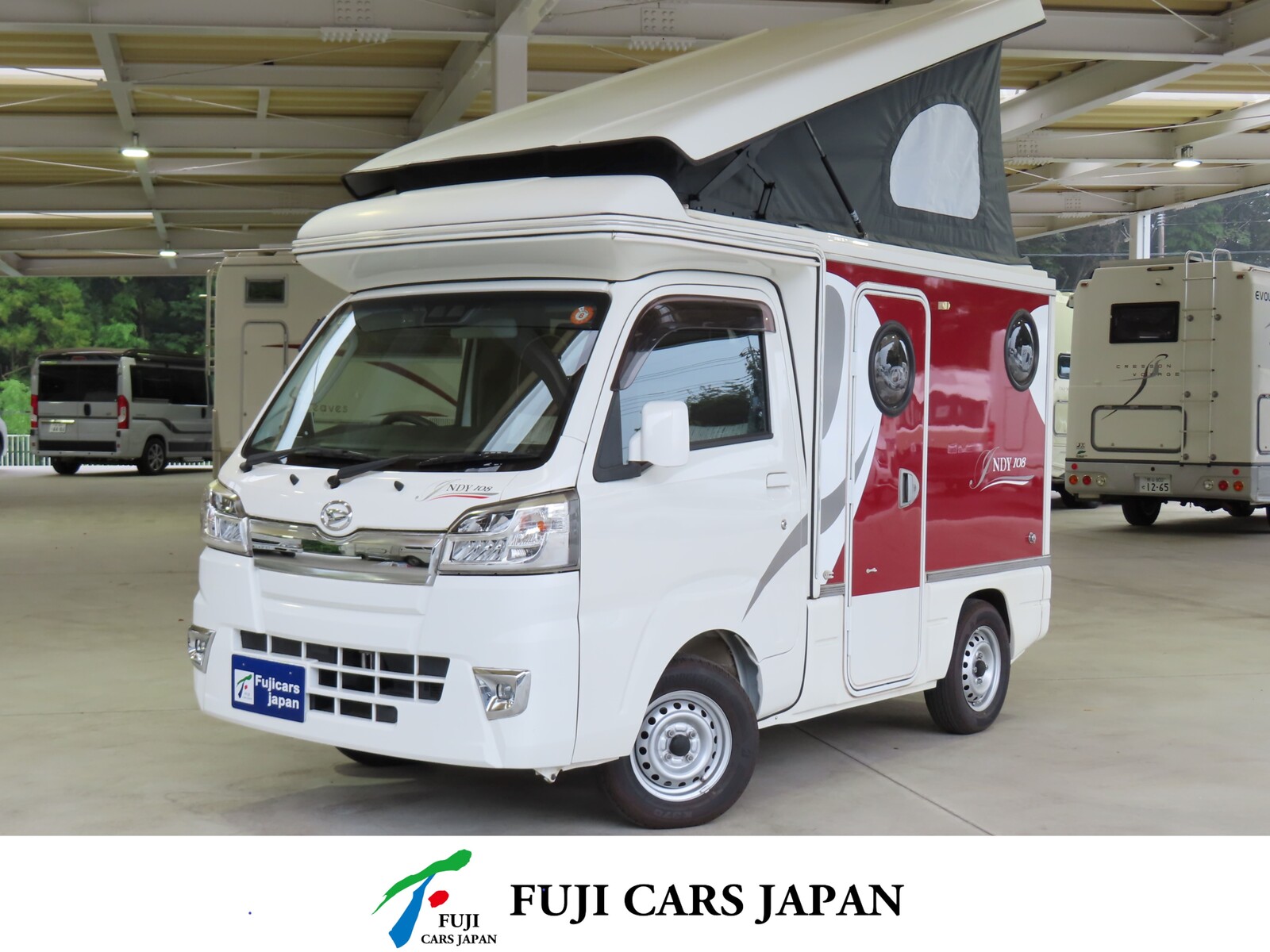 キャンピングカー ハイゼット 東和モータース インディ108　FFヒーター