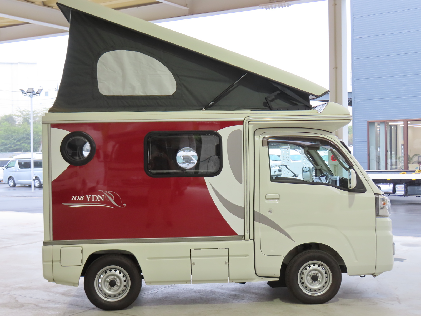 キャンピングカー ハイゼット 東和ﾓｰﾀｰｽ ｲﾝﾃﾞｨ108　FFﾋｰﾀｰ