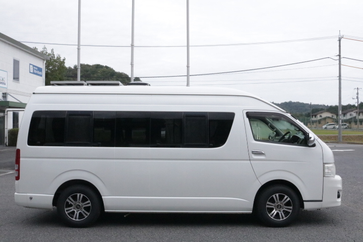 キャンピングカー バンコン ﾊｲｴｰｽ OMC 銀河　FF　冷蔵庫　ﾚﾝｼﾞ