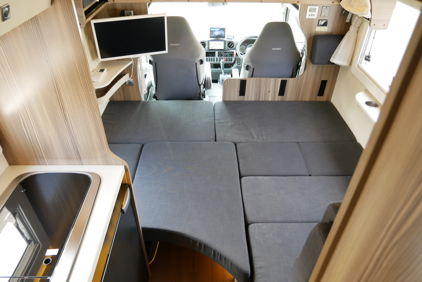 キャンピングカー キャブコン ｶﾑﾛｰﾄﾞ ﾊﾞﾝﾃｯｸ ｼﾞﾙ520 4WD　家庭用AC