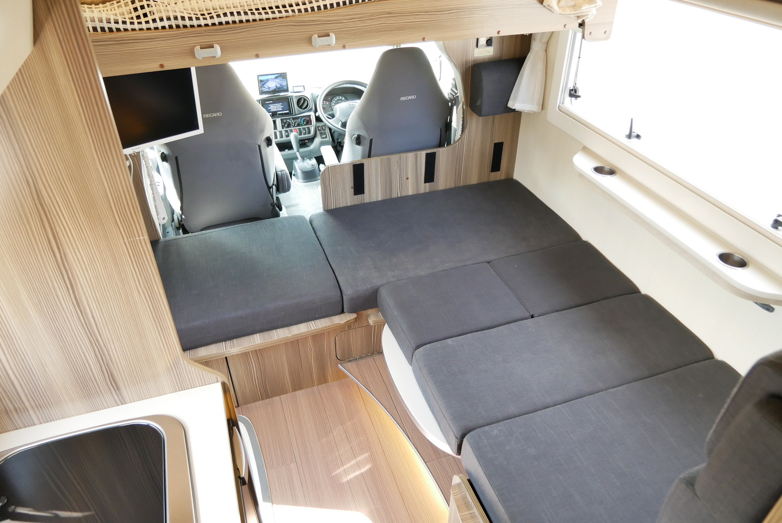 キャンピングカー キャブコン ｶﾑﾛｰﾄﾞ ﾊﾞﾝﾃｯｸ ｼﾞﾙ520 4WD　家庭用AC