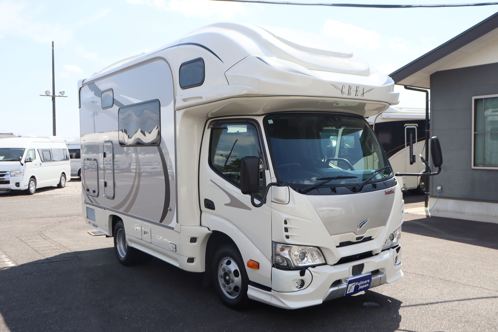 キャンピングカー キャブコン ｶﾑﾛｰﾄﾞﾅｯﾂ ｸﾚｱ5.3Xﾊｲﾊﾟｰｴﾎﾞ 4WD