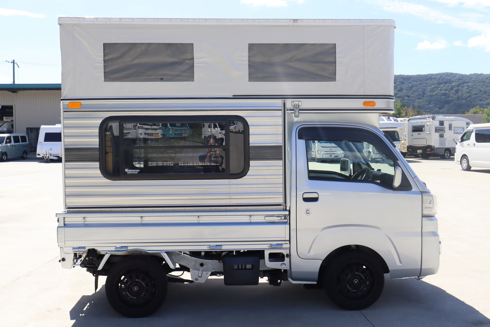 キャンピングカー 軽キャンパー ﾊｲｾﾞｯﾄ ﾐｽﾃｨｯｸ ﾐﾆﾎﾟｯﾌﾟﾋﾞｰ 4WD