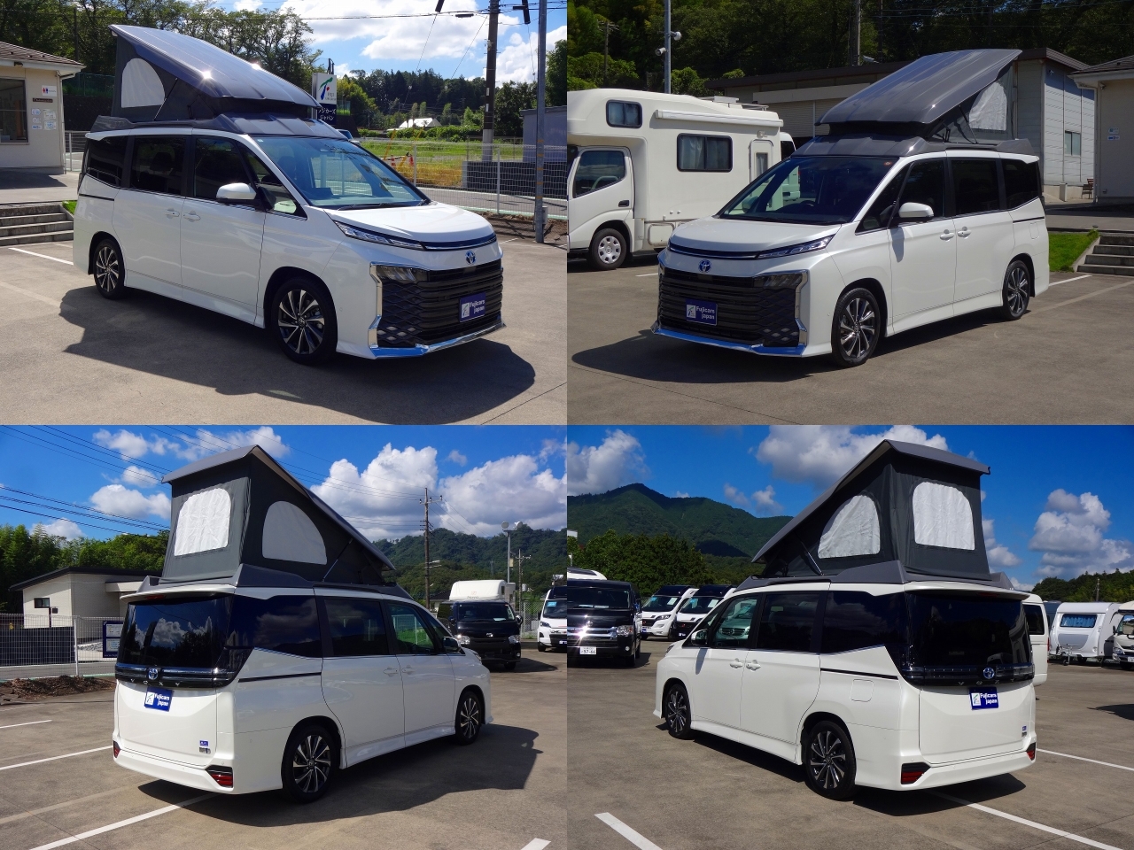 キャンピングカー バンコン ｳﾞｫｸｼｰHV ｱﾙﾄﾋﾟｱｰﾉ ﾎﾟｯﾌﾟｱｯﾌﾟ4WD