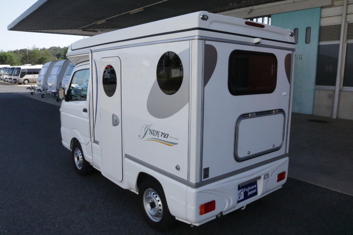 キャンピングカー 軽キャンパー ｷｬﾘｲ ｲﾝﾃﾞｨｱﾅRV ｲﾝﾃﾞｨ727　ﾎﾟｯﾌﾟｱｯﾌﾟ