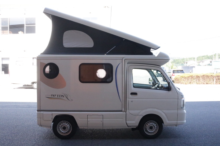 キャンピングカー 軽キャンパー ｷｬﾘｲ ｲﾝﾃﾞｨｱﾅRV ｲﾝﾃﾞｨ727　ﾎﾟｯﾌﾟｱｯﾌﾟ