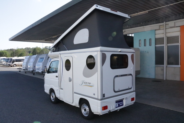 キャンピングカー 軽キャンパー ｷｬﾘｲ ｲﾝﾃﾞｨｱﾅRV ｲﾝﾃﾞｨ727　ﾎﾟｯﾌﾟｱｯﾌﾟ