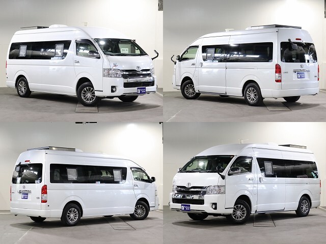 キャンピングカー バンコン ﾊｲｴｰｽ ｱﾙﾍﾟｼﾞｵ ﾘﾗｯｸｽ 4WD　FF　冷蔵庫