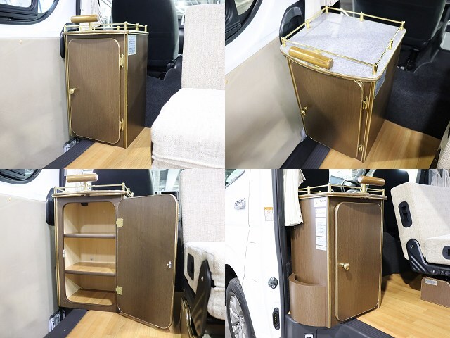 キャンピングカー バンコン ﾊｲｴｰｽ ｱﾙﾍﾟｼﾞｵ ﾘﾗｯｸｽ 4WD　FF　冷蔵庫