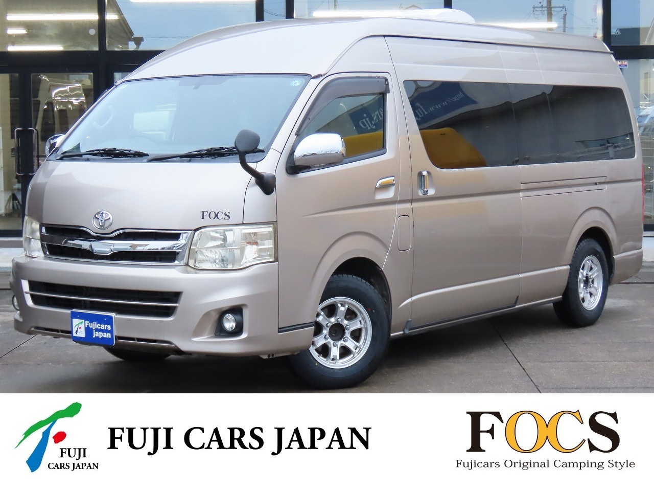 キャンピングカー バンコン ハイエース FOCS TS FFヒーター マックスファン