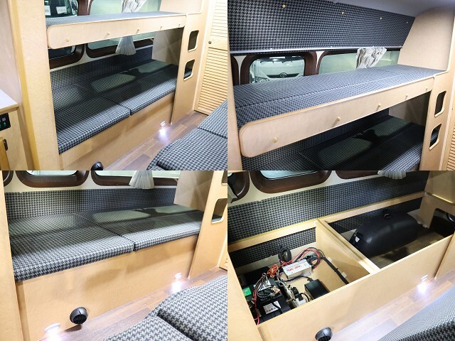 キャンピングカー バンコン ﾊｲｴｰｽ OCM 銀河 4WD　FF　冷蔵庫
