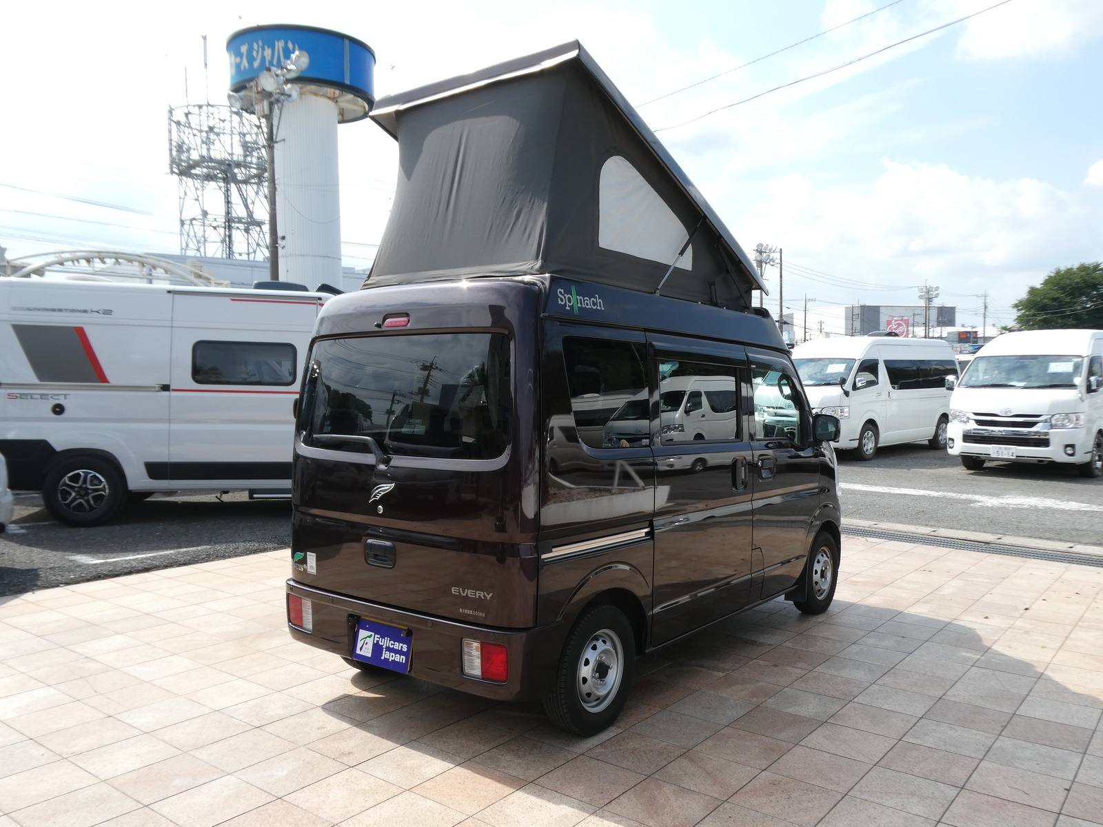 キャンピングカー 軽キャンパー ｴﾌﾞﾘｨ　ﾅｯﾂRV　ｽﾋﾟﾅ　4WD　ﾎﾟｯﾌﾟｱｯﾌﾟ