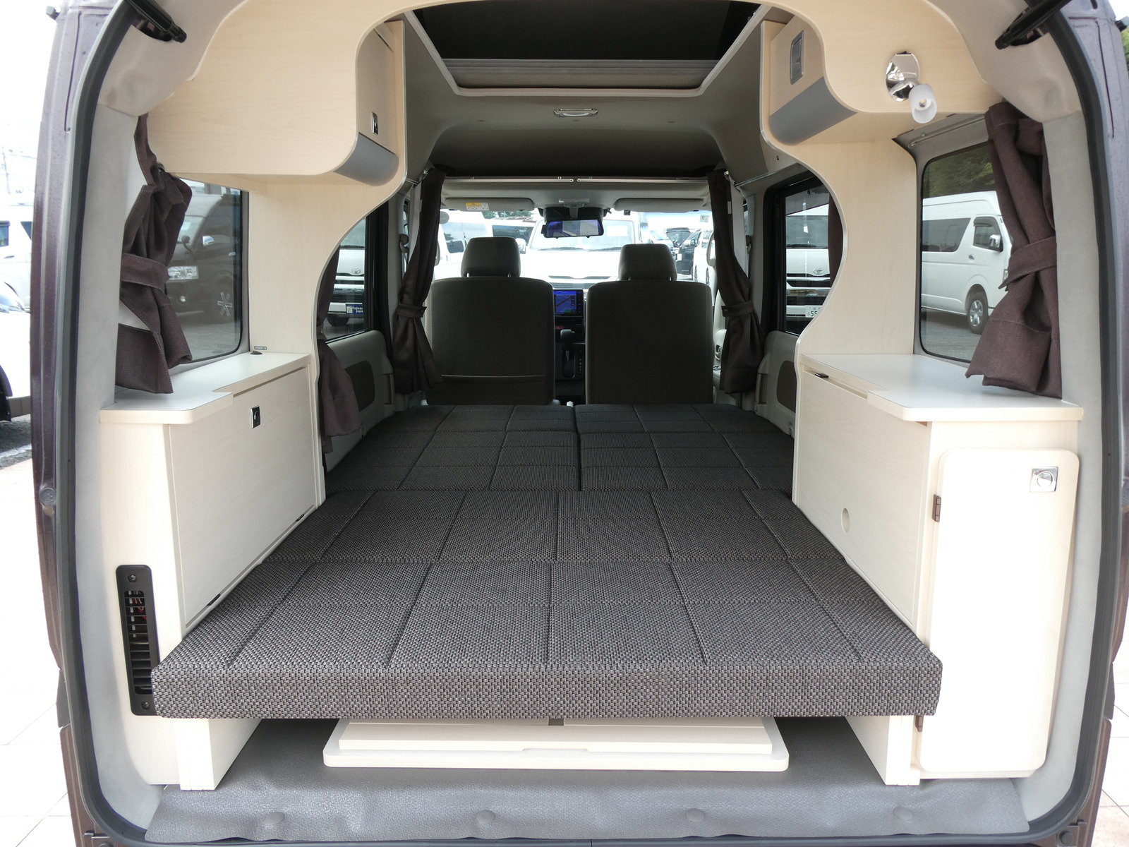 キャンピングカー 軽キャンパー ｴﾌﾞﾘｨ　ﾅｯﾂRV　ｽﾋﾟﾅ　4WD　ﾎﾟｯﾌﾟｱｯﾌﾟ