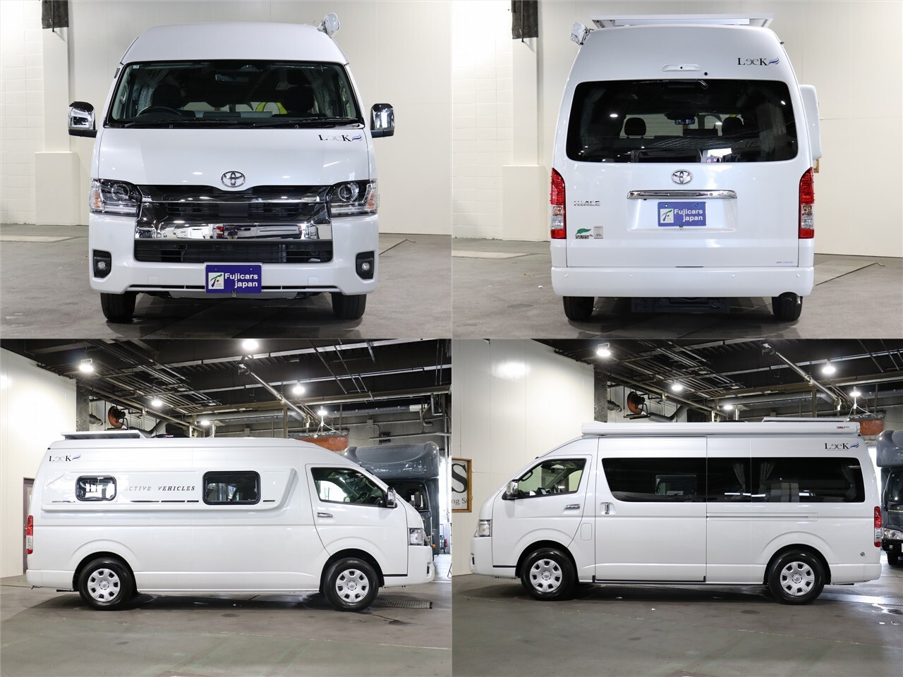 キャンピングカー バンコン ﾊｲｴｰｽ ﾅｯﾂRVﾘｰｸⅢ 軽油4WD 現行ﾓﾃﾞﾙ