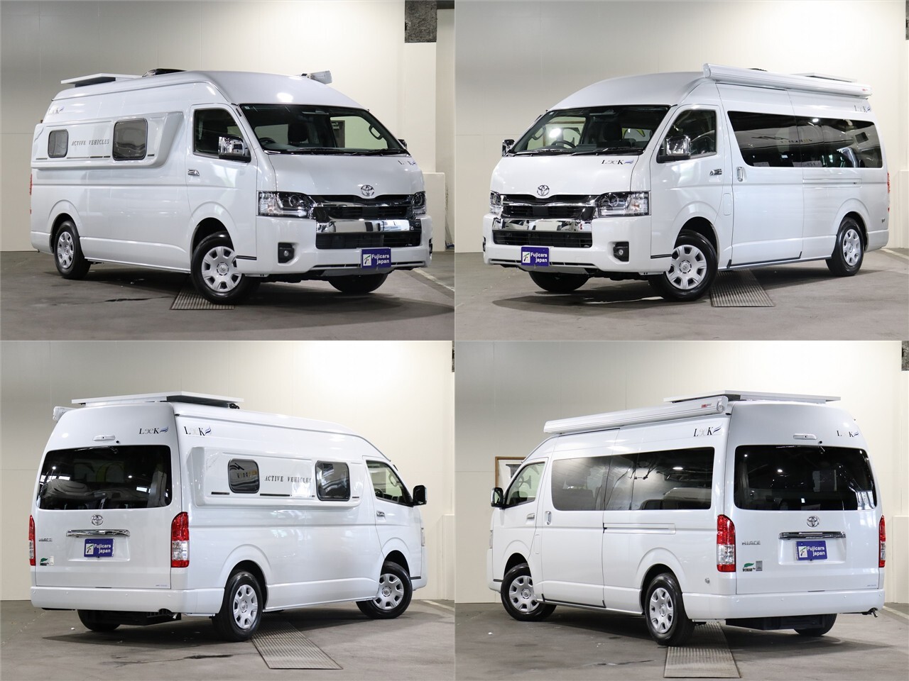 キャンピングカー バンコン ﾊｲｴｰｽ ﾅｯﾂRVﾘｰｸⅢ 軽油4WD 現行ﾓﾃﾞﾙ