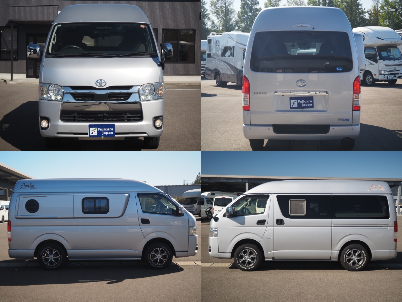 キャンピングカー バンコン ﾊｲｴｰｽ AtoZ ｱﾒﾘｱﾗｲﾄ 4WD FFﾋｰﾀｰ