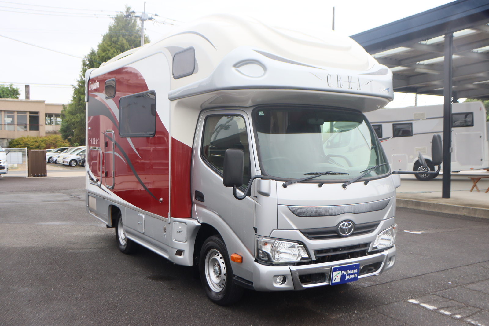 キャンピングカー キャブコン ｶﾑﾛｰﾄﾞ ﾅｯﾂRV ｸﾚｱ5.3W ｴﾎﾞﾘｭｰｼｮﾝ
