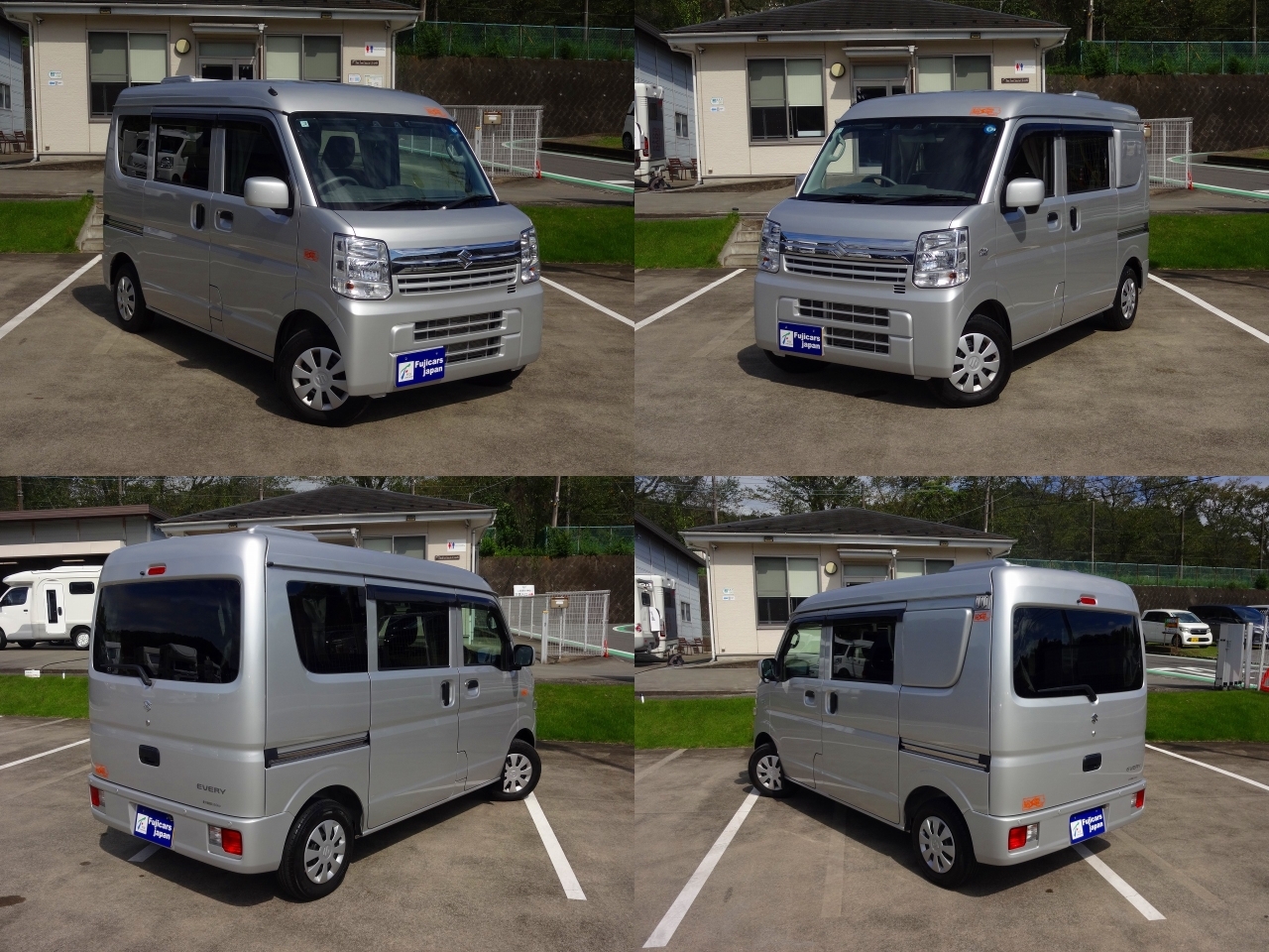 キャンピングカー 軽キャンパー ｴﾌﾞﾘｲ ｵｰﾄﾜﾝ 給電くん 5MT 4WD　ｿｰﾗｰ