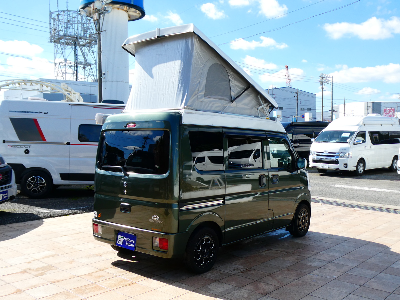 キャンピングカー 軽キャンパー ｴﾌﾞﾘｲ ｵｰﾄﾜﾝ 給電くん 4WD