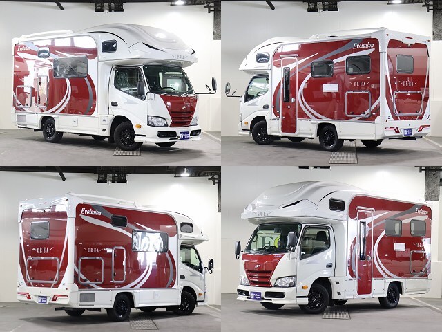 キャンピングカー キャブコン ｶﾑﾛｰﾄﾞ ﾅｯﾂ ｸﾚｱ5.3Xｴﾎﾞﾘｭｰｼｮﾝ4WD