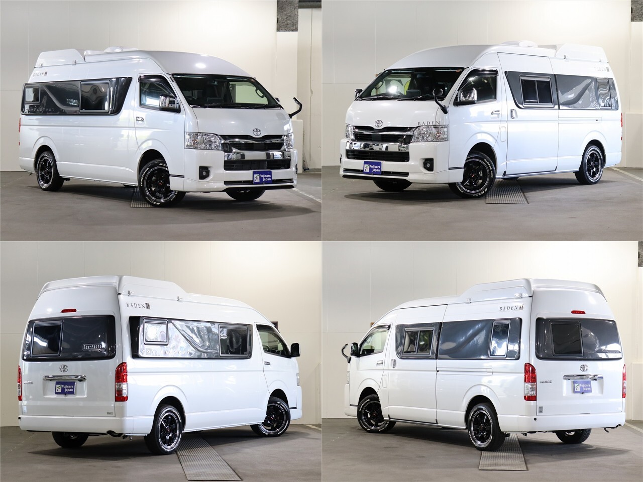 キャンピングカー バンコン ﾊｲｴｰｽ ﾄｲﾌｧｸﾄﾘｰ ﾊﾞｰﾃﾞﾝ 4WD　FF