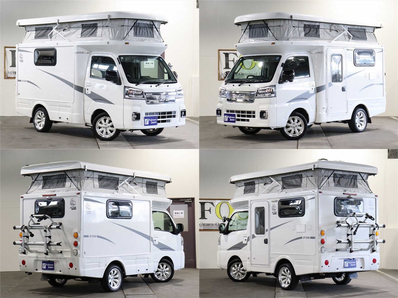 キャンピングカー 軽キャンパー ﾊｲｾﾞｯﾄ JPｽﾀｰ ﾊｯﾋﾟｰ1+ｼﾃｨ 4WD　FF