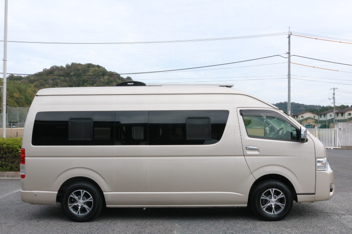 キャンピングカー バンコン ﾊｲｴｰｽ OMC 銀河 4WD　12Vｸｰﾗｰ　FF