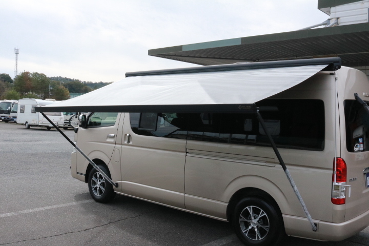 キャンピングカー バンコン ﾊｲｴｰｽ OMC 銀河 4WD　12Vｸｰﾗｰ　FF