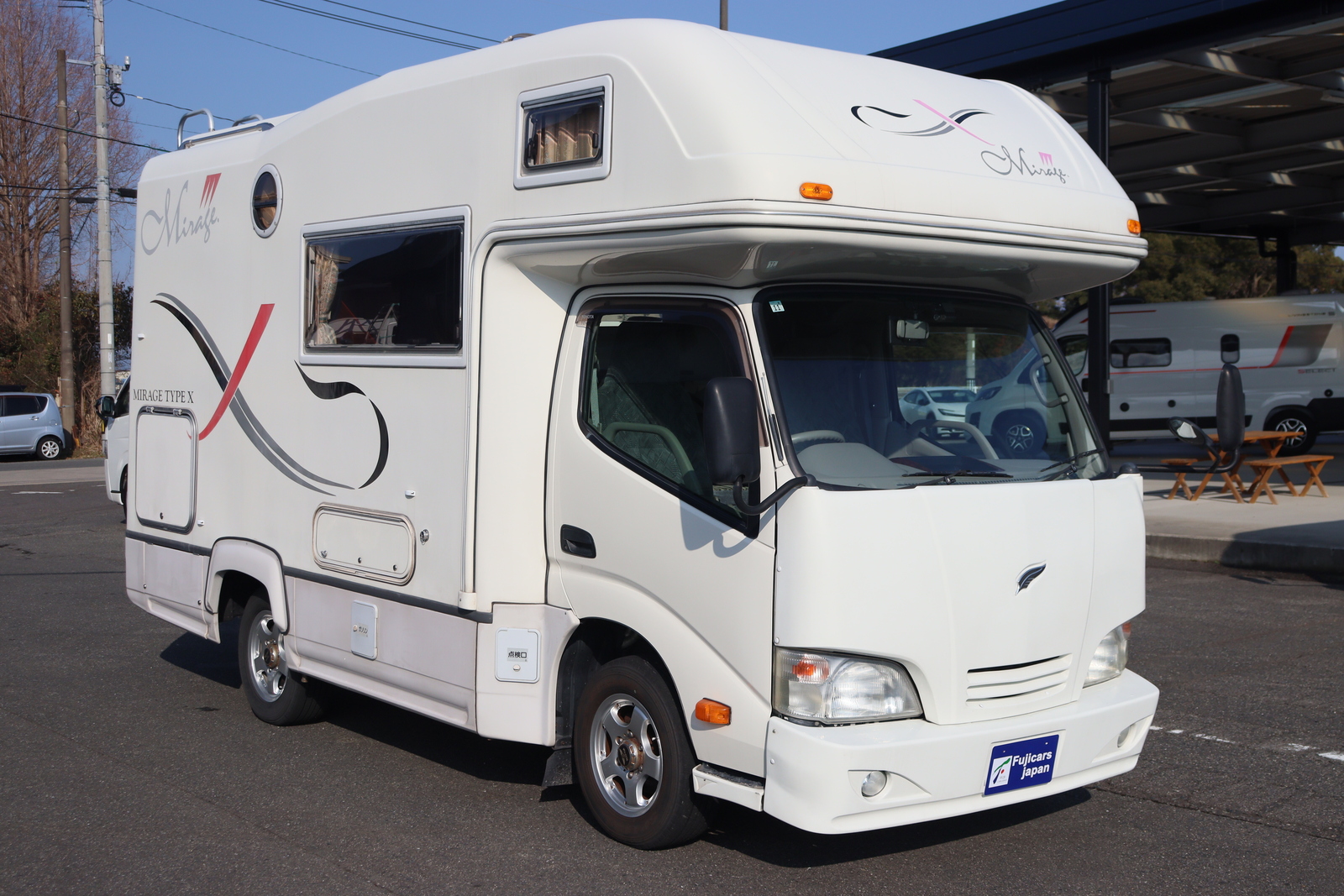 キャンピングカー キャブコン ｶﾑﾛｰﾄﾞ ﾅｯﾂRV ﾐﾗｰｼﾞｭﾀｲﾌﾟX