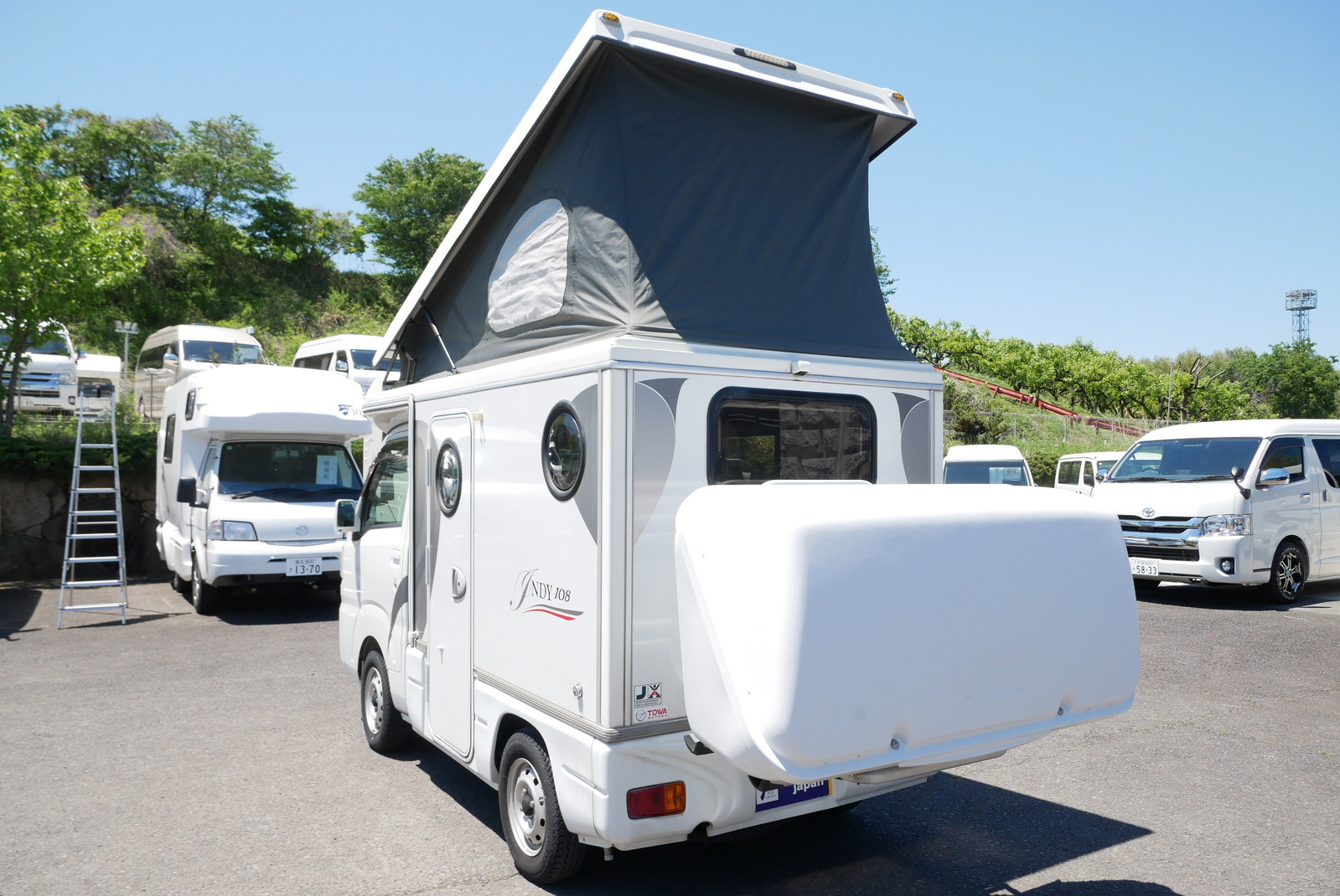 キャンピングカー 軽キャンパー ﾊｲｾﾞｯﾄ 東和 ｲﾝﾃﾞｨ108