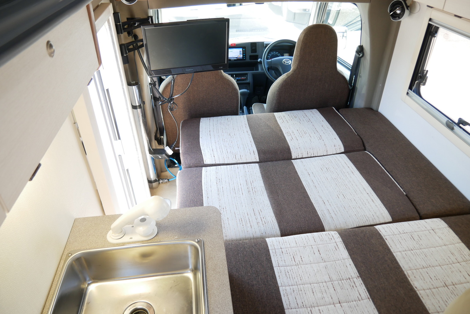 キャンピングカー 軽キャンパー ﾊｲｾﾞｯﾄ 東和 ｲﾝﾃﾞｨ108
