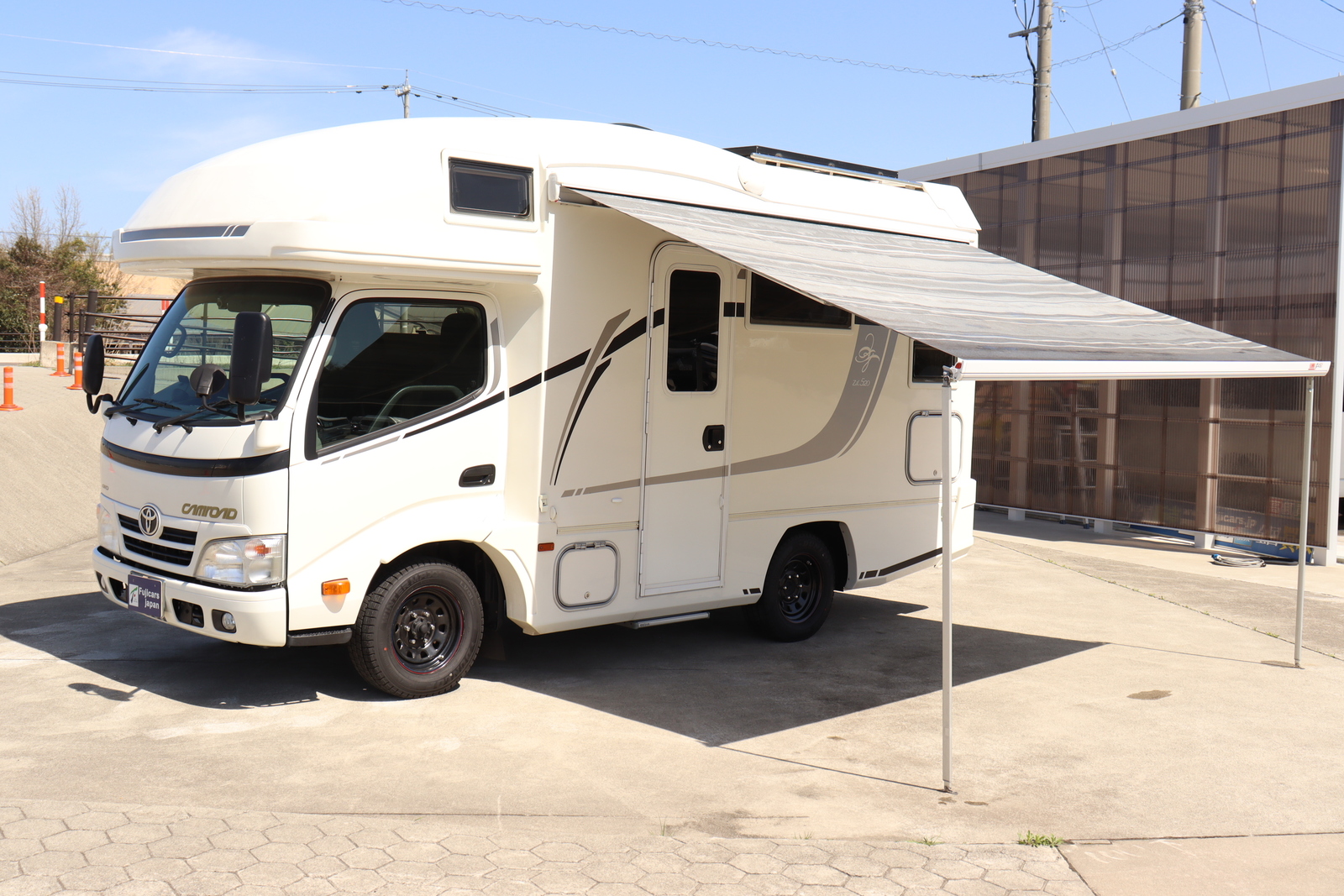 キャンピングカー キャブコン ｶﾑﾛｰﾄﾞ ﾊﾞﾝﾃｯｸｼﾞﾙ520 家庭用ｴｱｺﾝ4WD