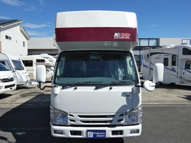 キャンピングカー キャブコン ﾋﾞｰｶﾑ NTBｻｸﾗ ｱｲｸｰﾙ ｿｰﾗｰ3枚 