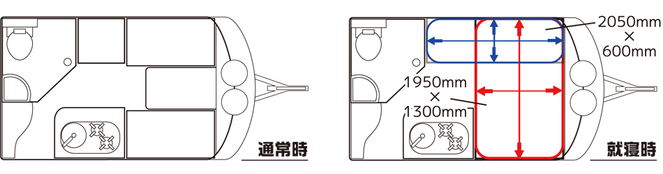 ROOKIE 3.5 室内レイアウト図(展開図)